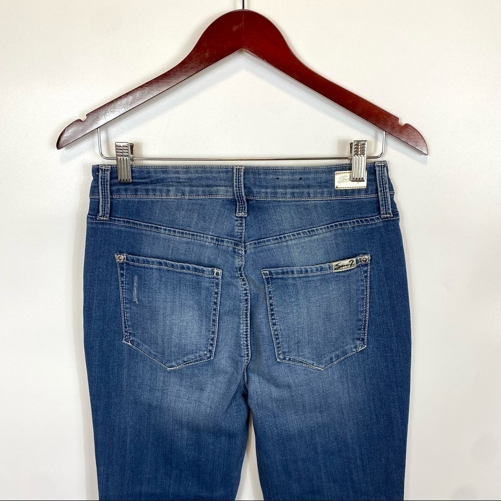 Seven7 Womens High Rise Ankle Skinny Jeans - Picture 6 of 7